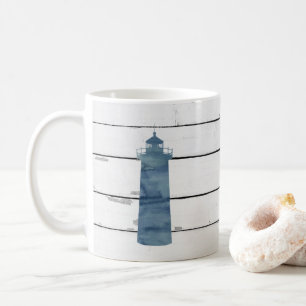 Mug Bleu phare Nautique Robot Rustique