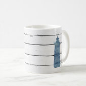 Mug Bleu phare Nautique Robot Rustique (Devant droit)