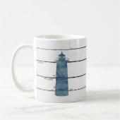 Mug Bleu phare Nautique Robot Rustique (Gauche)