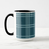 Mug Bleu plaid (Gauche)
