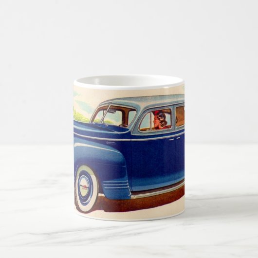 Mug bleu Plymouth 1941 (Centre)