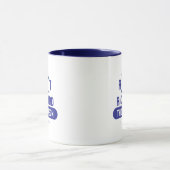 Mug bleu pour golfeurs Cool (Centre)