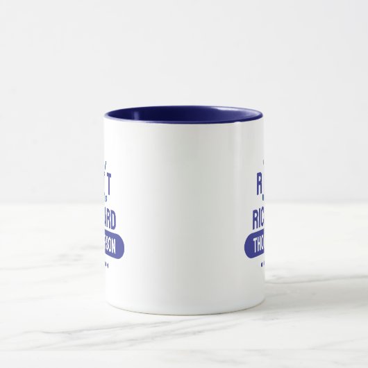 Mug bleu pour golfeurs Cool (Centre)