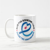 Mug Bleu pour quelqu'un que j'aime – Sensibilisation a (Gauche)
