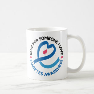 Mug Bleu pour quelqu'un que j'aime – Sensibilisation a