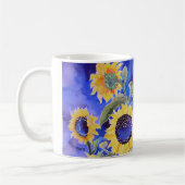 Mug Bleu pour vous tournesols (Gauche)