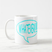 Mug Bleu quelque bulle de la parole (Gauche)