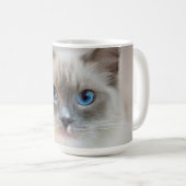 Mug Bleu Ragdoll (Devant droit)