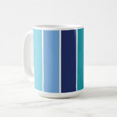 Mug Bleu rayé (Devant gauche)