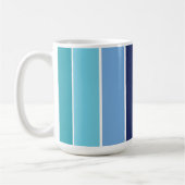 Mug Bleu rayé (Gauche)