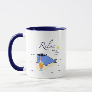 Mug Bleu refroidisseur