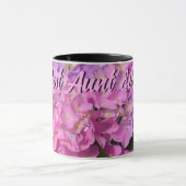 Mug Bleu rose Hydrangeas rose fleurs pourpres meilleur (Centre)