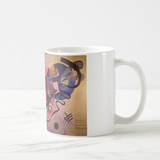 Mug Bleu rouge jaune (Droite)