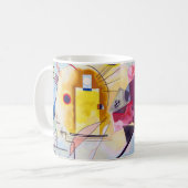 Mug Bleu rouge jaune, Kandinsky astucieux (Devant gauche)