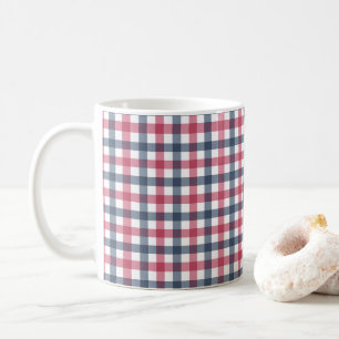 Mug Bleu rouge Plat