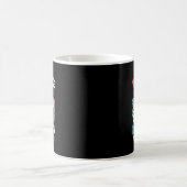 Mug Bleu rouge rétro (Centre)