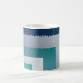 Mug bleu sarcelle gris ex pastel (Centre)