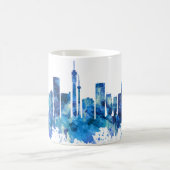 Mug Bleu Skyline Afrique du Sud de Johannesburg (Centre)