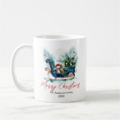 Mug Bleu Sled Bébé Reindeer (Gauche)