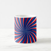 Mug Bleu spiral rouge blanc... (Centre)