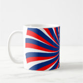 Mug Bleu spiral rouge blanc... (Gauche)