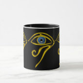 Mug BLEU TALISMAN / OR HORUS OEIL noir (Centre)