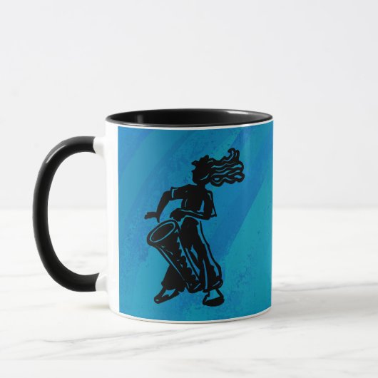 Mug Bleu tambour Boogie Nights New York (Gauche)