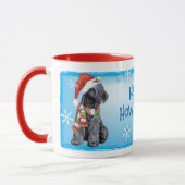 Mug Bleu Terrier heureux de Howliday Kerry (Gauche)