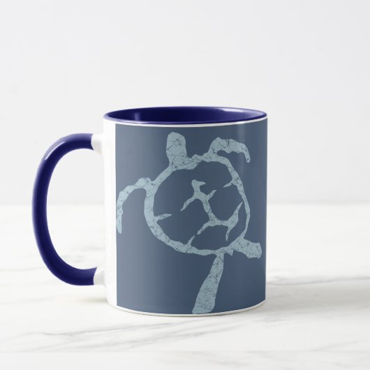 Mug bleu-tortue (Gauche)