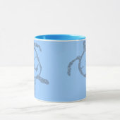 Mug bleu-tortue (Centre)