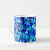 Mug Bleu tourbillon 11oz (Devant gauche)