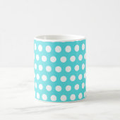 Mug Bleu Turquoise pois (Centre)