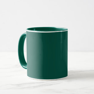 Mug Bleu-vert (roue chromatique) Vert mer profond
