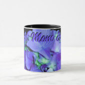 Mug Bleu violet Hydrangeas fleurs violettes, maman (Centre)
