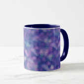 Mug Bleu Violet Rose Unique Cool Chic (Devant droit)