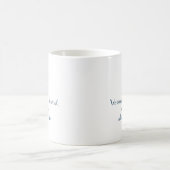 Mug Bleu voilier Ajuster voiles Nautique (Centre)