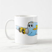 Mug Bleu Voyager Jet O Cartoon (Gauche)