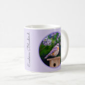 Mug Bleuet de l'Est en neige - Photo originale (Devant droit)