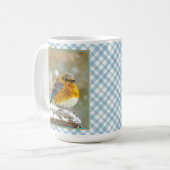 Mug Bleuet de l'Est en neige - Photo originale (Devant gauche)