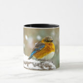 Mug Bleuet de l'Est en neige - Photo originale (Centre)