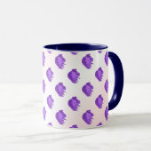 Mug Bleuets et crème Motif de fruits (Devant droit)