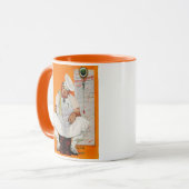 Mug Bleus de jour de thanksgiving (Devant gauche)