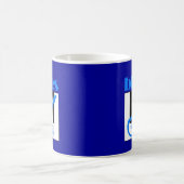 Mug Bleus de piano et de guitare (Centre)