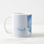 Mug Bleus d'hiver de Noël (Gauche)