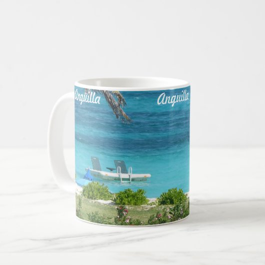 Mug Bleus et verts d'Anguilla (Devant gauche)