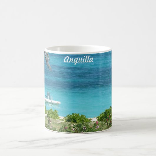 Mug Bleus et verts d'Anguilla (Centre)