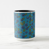 Mug Bleus sur bleu (Centre)