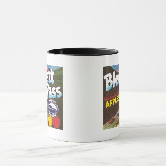 Mug Blewett Pass Apple Étiquette - Cashmere, WA (Centre)