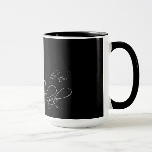 Mug Bling est le nouveau noir (Droite)