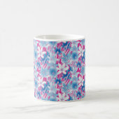 Mug Bliss floral bleu et rose (Centre)
